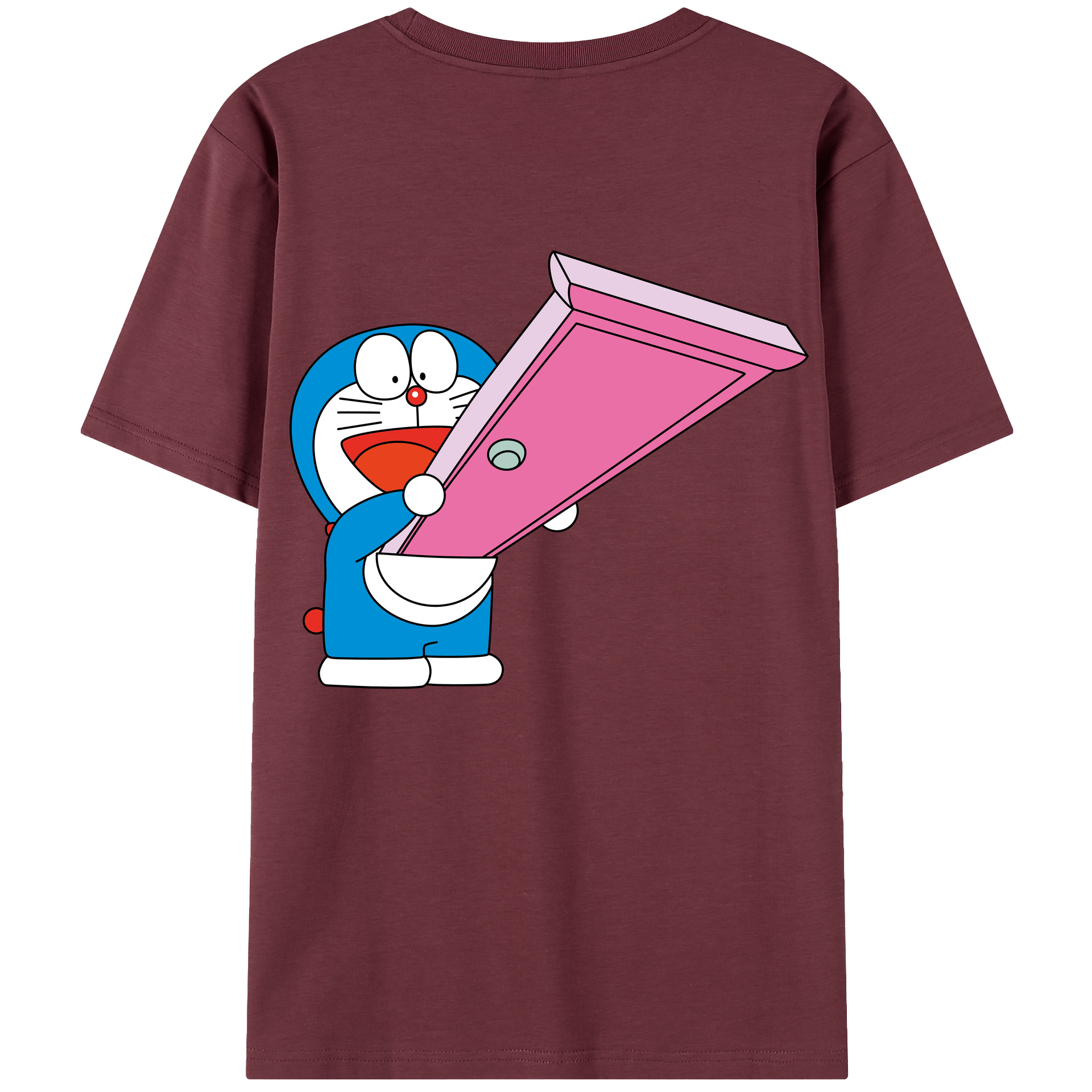 （画像用） ドラえもん Doraemon 綿100％半袖Tシャツ（背面プリント）